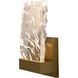 Indira LED 8.25 inch Clear / Brushed Gold Sconce Wall Light